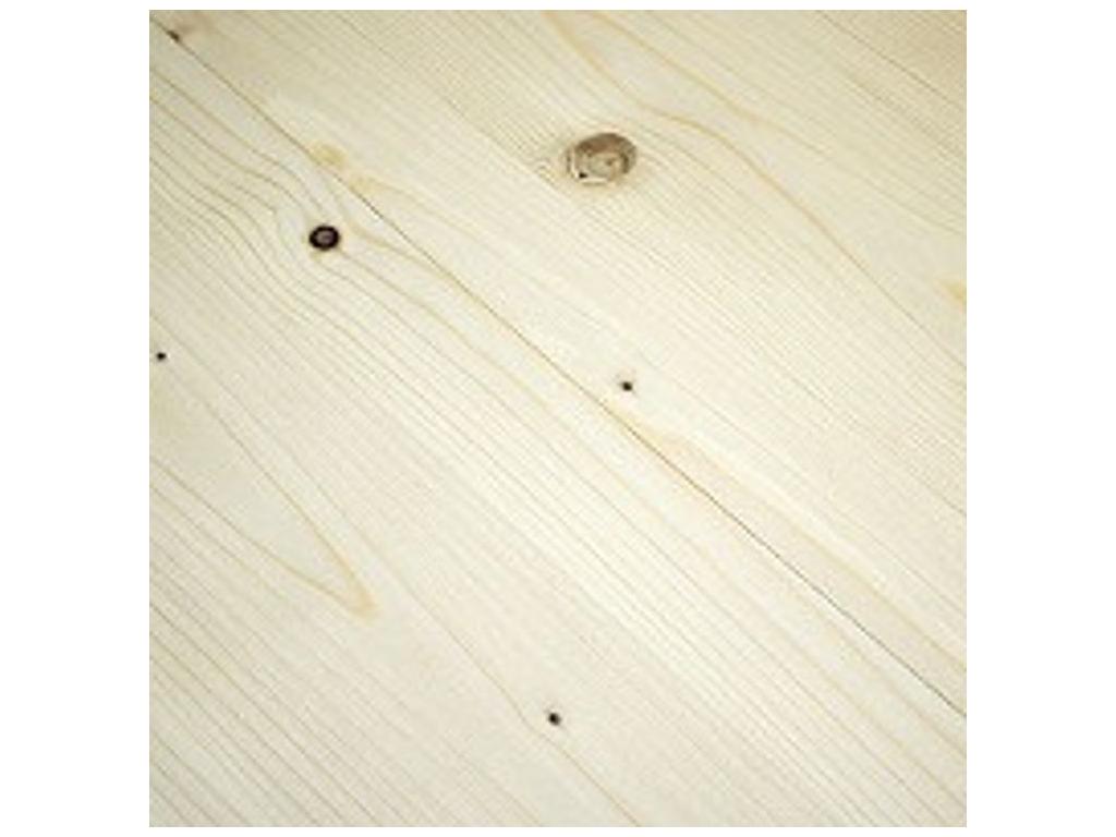 Meublita Small Premium Console Table, Natural Fir Wood, Anthracite Frame