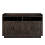 Dresser Cabinet,Buffet Sideboard Storage Cabinet,Buffet Server Console Tablestorge Cabinetsolid,Shaped Door Panels,Metal Handle