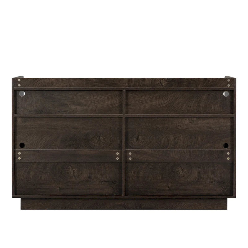 Dresser Cabinet,Buffet Sideboard Storage Cabinet,Buffet Server Console Tablestorge Cabinetsolid,Shaped Door Panels,Metal Handle