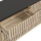 Six Drawer Storage Cabinet With High-quality Medium Density Fiberboard And Metal Frame
