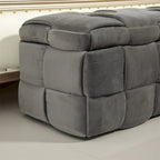 Storage Ottoman,Bedroom End Bench,Upholstered Fabric Storage Ottoman