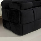 Storage Ottoman,Bedroom End Bench,Upholstered Fabric Storage Ottoman
