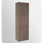 Fresca 59 Freestanding Bathroom Linen Cabinet with Three Storage