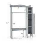 Costway Over the Toilet Storage Cabinet with Toilet Paper Holder
