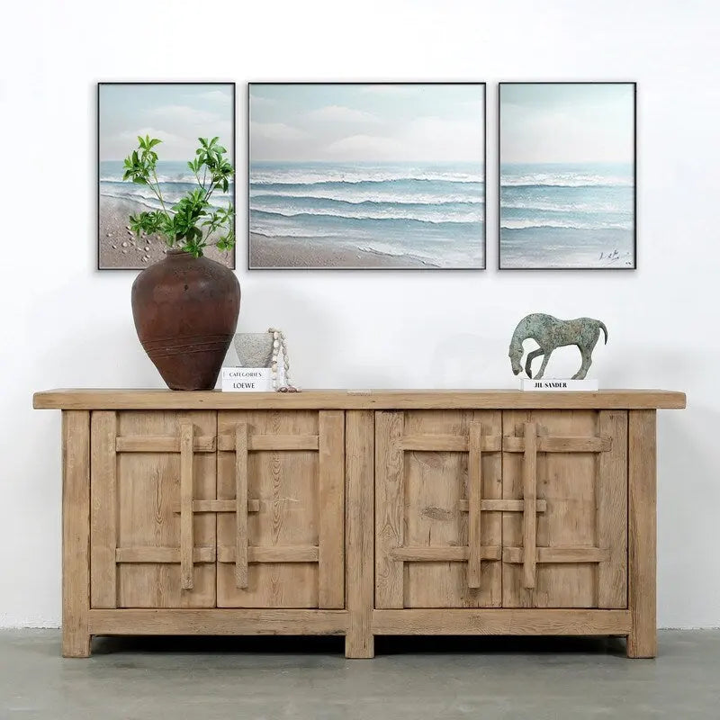 91 Amalfi Patrician Sideboard, Weathered Natural