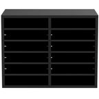12 Compartments Office Literature Organizers with Adjustable and Removable Shelves Perfect Addition to Any Space