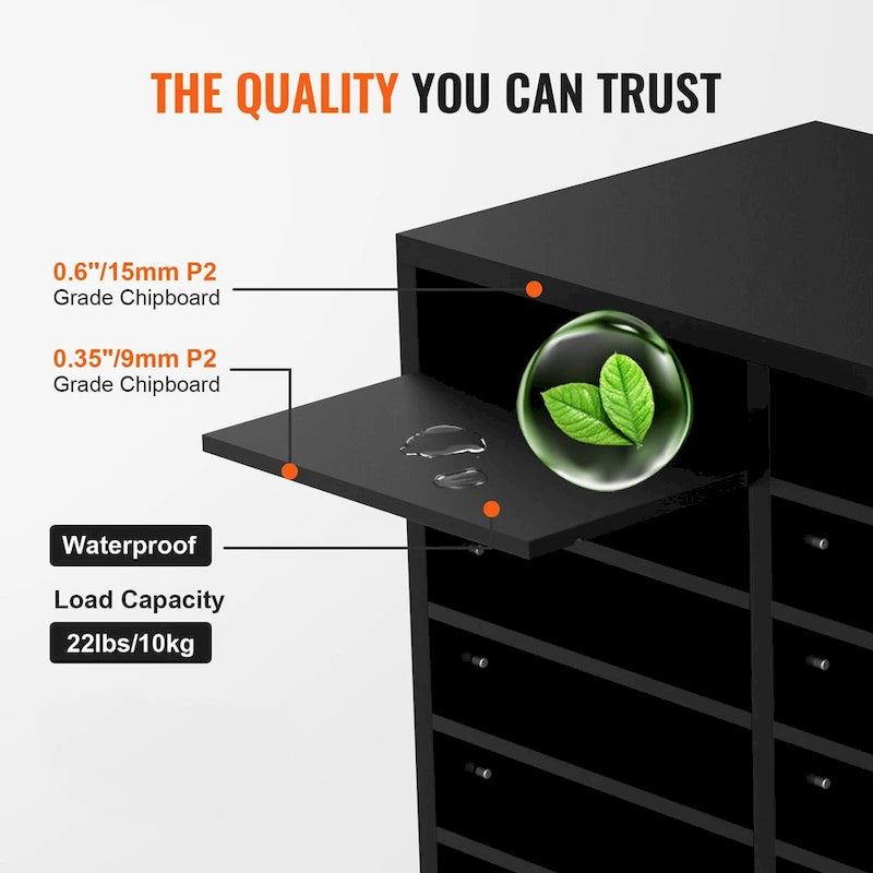 12 Compartments Office Literature Organizers with Adjustable and Removable Shelves Perfect Addition to Any Space