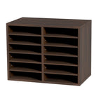 12 Compartments Office Literature Organizers with Adjustable and Removable Shelves Perfect Addition to Any Space