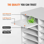 12 Compartments Office Literature Organizers with Adjustable and Removable Shelves Perfect Addition to Any Space