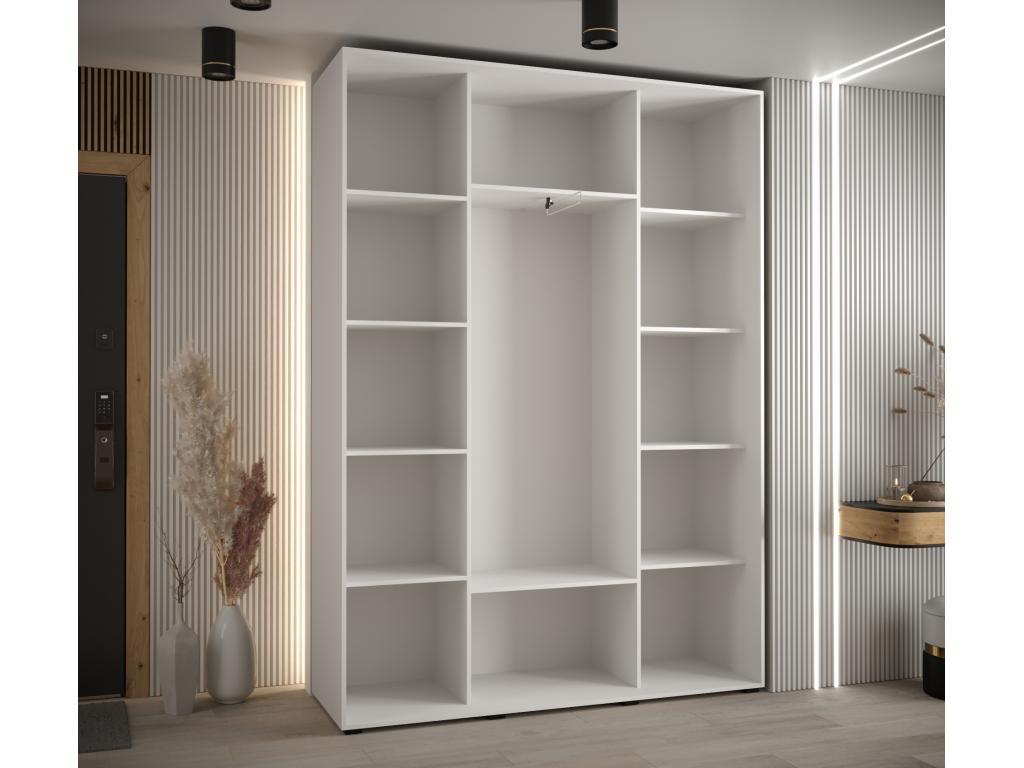 Vertchez 13" Sliding Door Wardrobe 235.2/160/45 3 doors