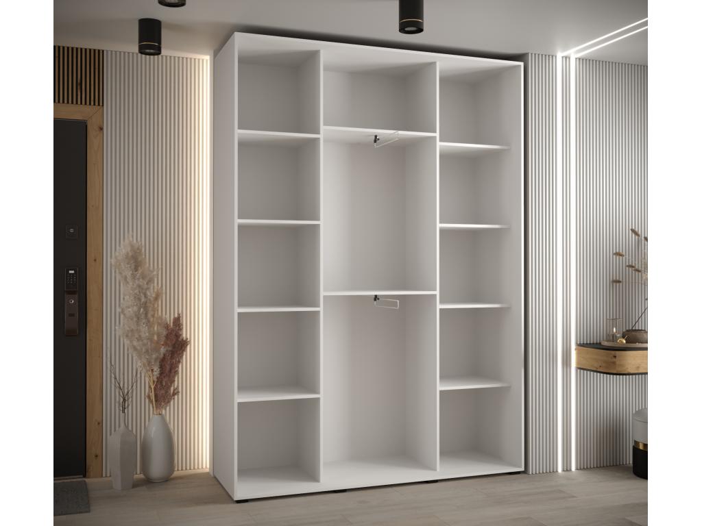 Vertchez 13" Sliding Door Wardrobe 235.2/160/45 3 doors