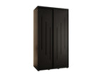 Vertchez 8-door sliding wardrobe, 235.2/140/45 cm, black/black/black