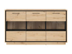 3-door glass-fronted sideboard by Vertchez Bois et Noir