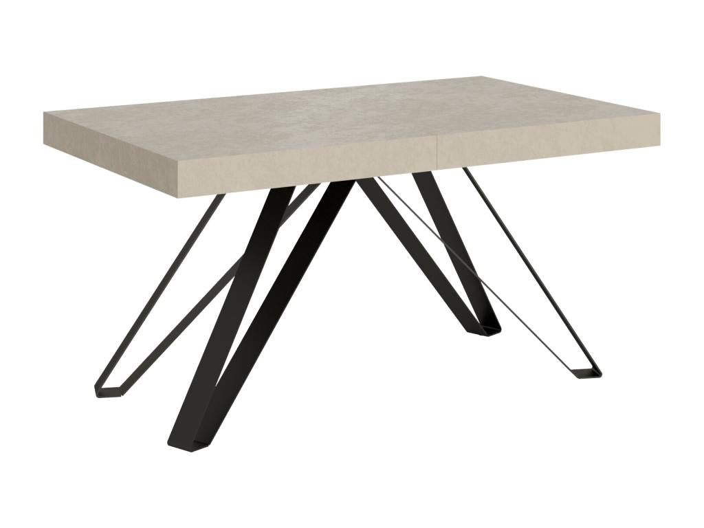 Extendable table 90x160/264 cm Meublita cashmere anthracite legs