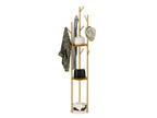 Coat Rack - Sturdy clothes rack in metal and marble, H172.5x32x32cm