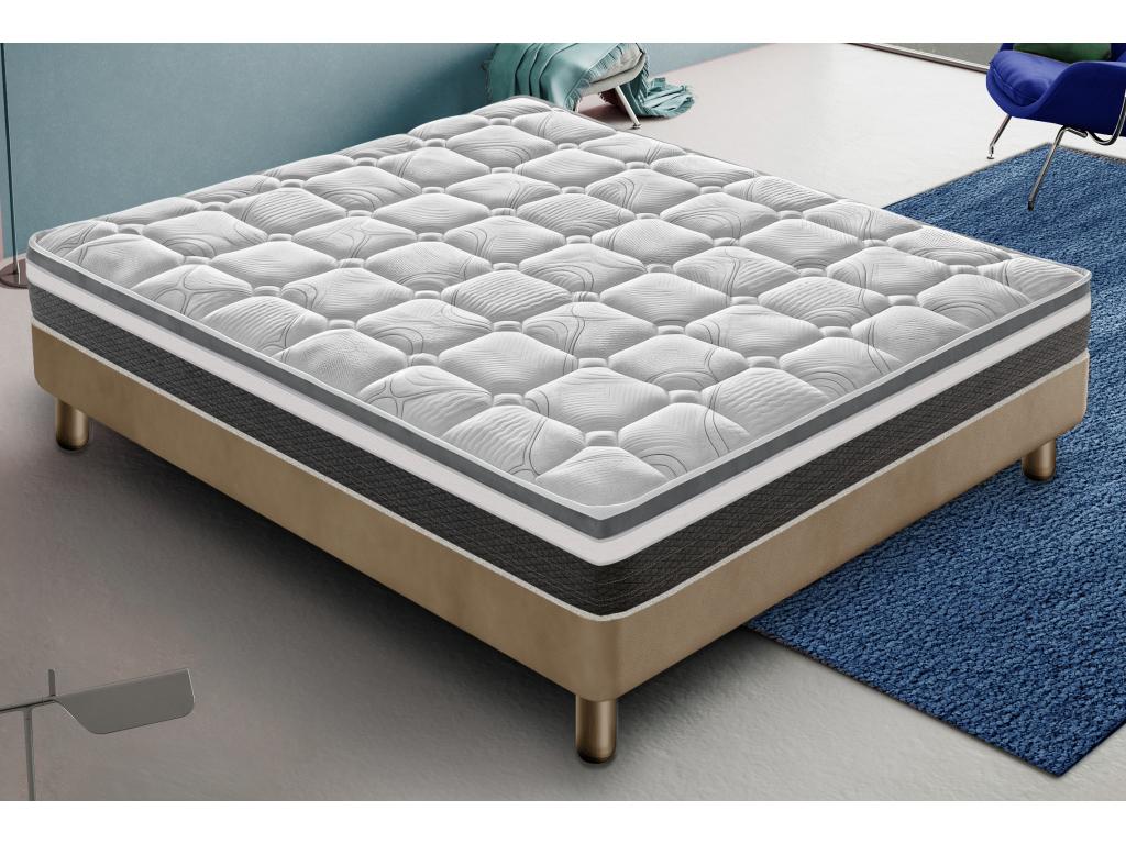 150x190 cm memory foam mattress - high density - reversible - 20 cm thick