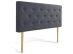 Meublita padded headboard 140cm Dark Gray Fabric