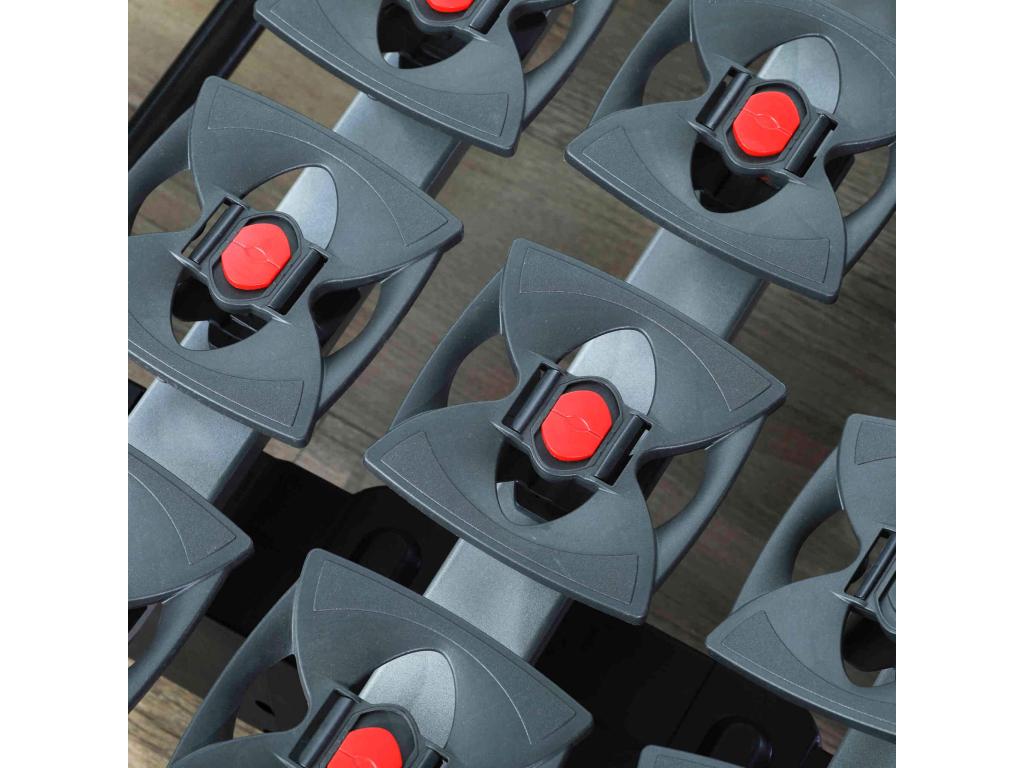 Electric adjustable bed base with all slats, light grey fabric, 70x190