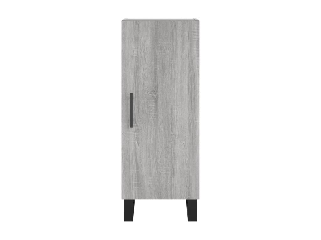 Meublita gray sideboard 34.5x34x90 cm Engineered wood