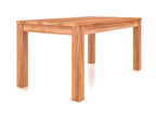 VENTO - Table with extension in natural oiled beech heartwood 90x120