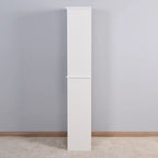 Bathroom Floor Storage Cabinet with 2 Doors Living Room Wooden Cabinet with 6 Shelves 15.75 x 11.81 x 66.93 inch