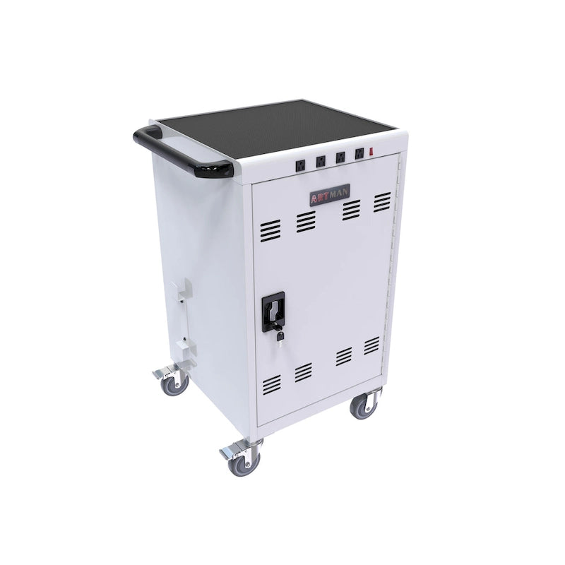 Mobile Charging Cart and Cabinet for Tablets Laptops 31+4-Device
