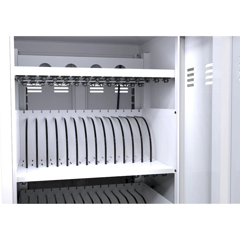 Mobile Charging Cart and Cabinet for Tablets Laptops 31+4-Device