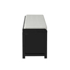 19.3 in.H X 46.85 in.W X 15.35 in.D Wood Storage Bench with Cabinets