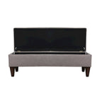 Brooke Corona Upholstered Button-tufted Wood Long Storage Bench