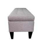 Brooke Corona Upholstered Button-tufted Wood Long Storage Bench