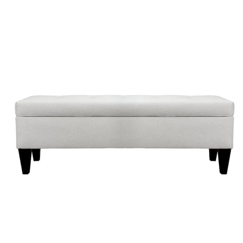 Brooke Corona Upholstered Button-tufted Wood Long Storage Bench