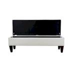 Brooke Corona Upholstered Button-tufted Wood Long Storage Bench