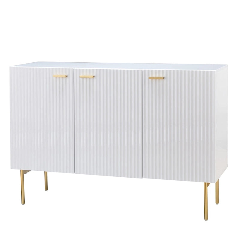 Anthedon Multifunctional 47 Buffet Sideboard Cabinet with 3 Doors by HULALA HOME