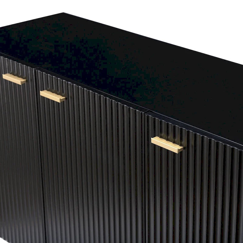 Anthedon Multifunctional 47 Buffet Sideboard Cabinet with 3 Doors by HULALA HOME