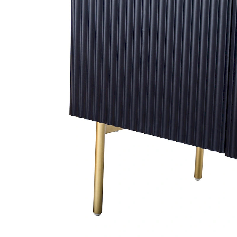 Anthedon Multifunctional 47 Buffet Sideboard Cabinet with 3 Doors by HULALA HOME