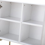 Anthedon Multifunctional 47 Buffet Sideboard Cabinet with 3 Doors by HULALA HOME