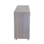 Q-Max 47W Sideboard Storage Cabinet, Dining Server Cupboard Buffet Table with Two Storage Cabinets