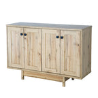 Q-Max 47W Sideboard Storage Cabinet, Dining Server Cupboard Buffet Table with Two Storage Cabinets