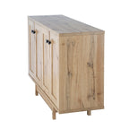 Q-Max 47W Sideboard Storage Cabinet, Dining Server Cupboard Buffet Table with Two Storage Cabinets