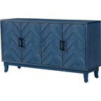 4 Door Wooden Cabinets for Living Room Dining Room Bedroom