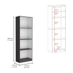 Kenyon 67 Wide 5-Shelf and Cabinet Bookcase Set of 3