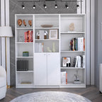 Kenyon 67 Wide 5-Shelf and Cabinet Bookcase Set of 3