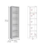 Kenyon 67 Wide 5-Shelf and Cabinet Bookcase Set of 3
