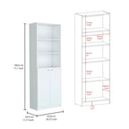 Kenyon 67 Wide 5-Shelf and Cabinet Bookcase Set of 3