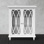 Teamson Home Florence 25.98 x 32.01 Floor Cabinet, White - 26L x 12.5W x 32H