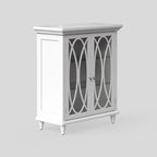 Teamson Home Florence 25.98 x 32.01 Floor Cabinet, White - 26L x 12.5W x 32H