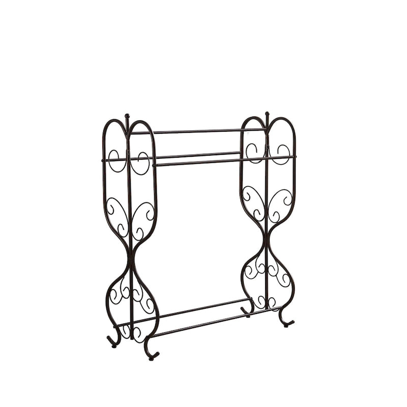 Free Standing Towel Rack, Pewter