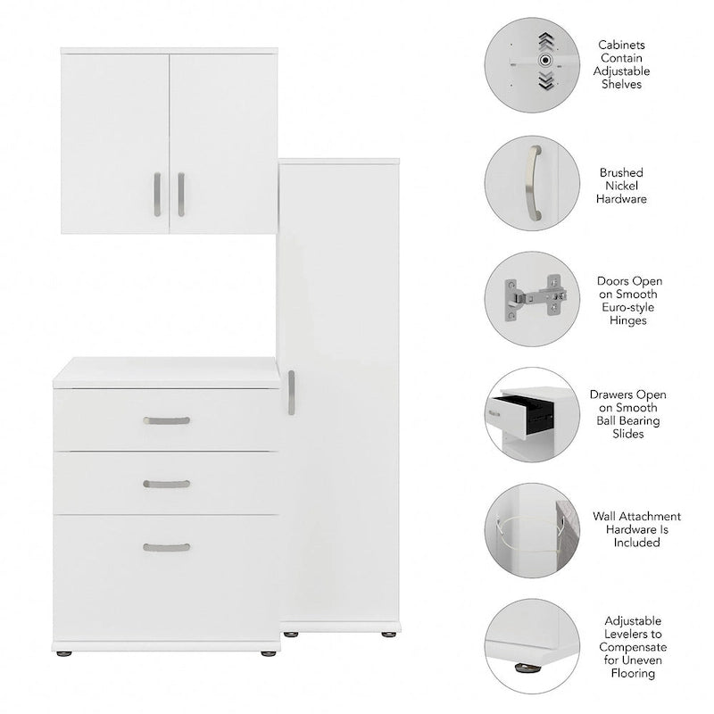 Universal 44W 3 Piece Modular Storage Set by Bush Business Furniture