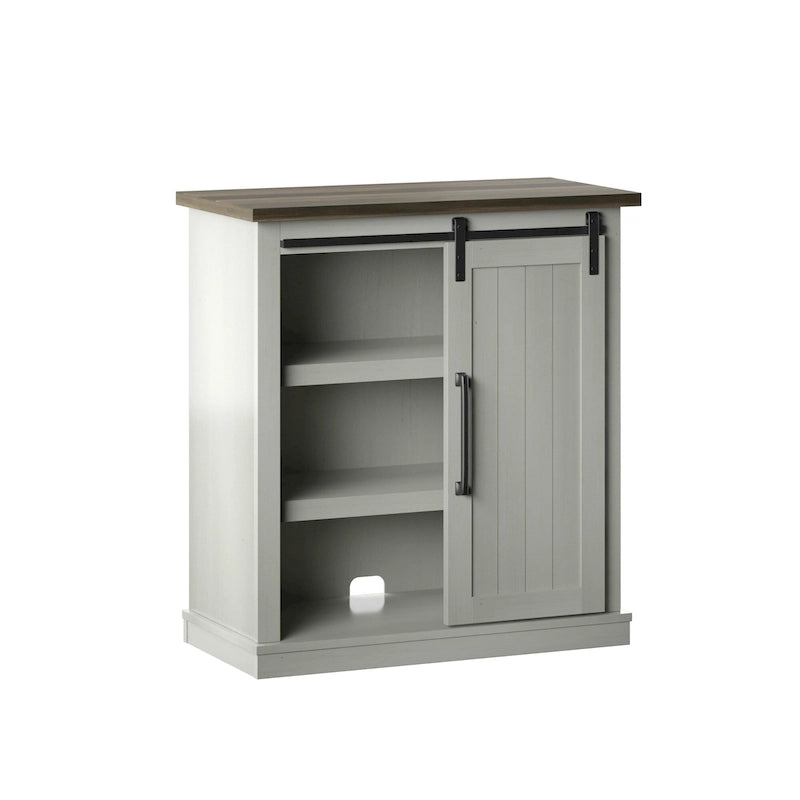 Accent Cabinet with Sliding Barn Door