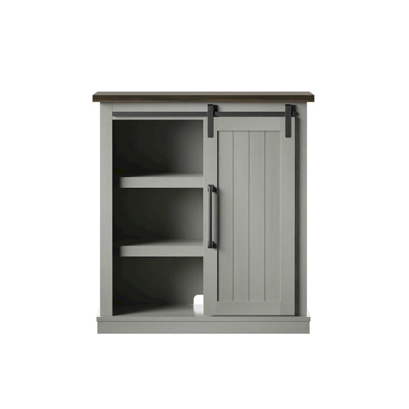 Accent Cabinet with Sliding Barn Door